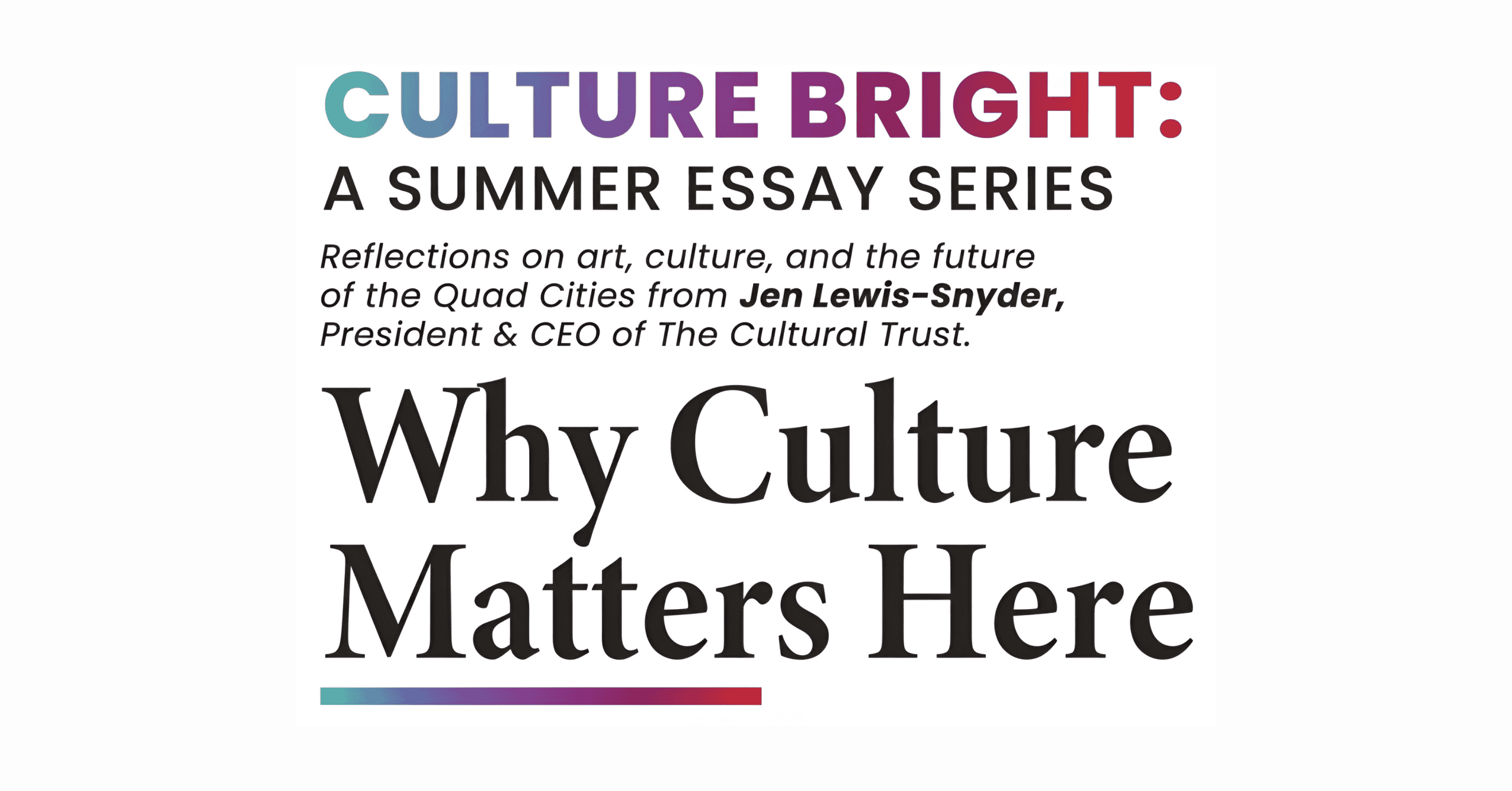 Blog Cover Image - Why Culture Matters Here